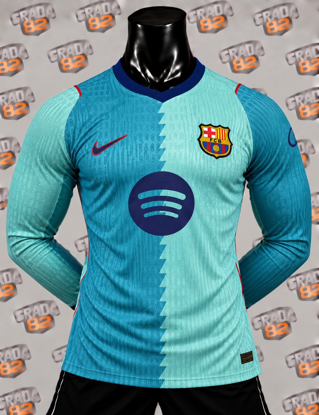 Barcelona 3er uniforme manga larga 2026-2027