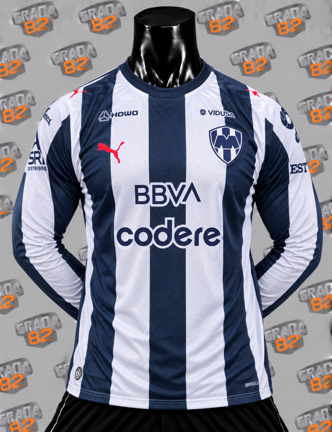 Monterrey local manga larga 2026-2027