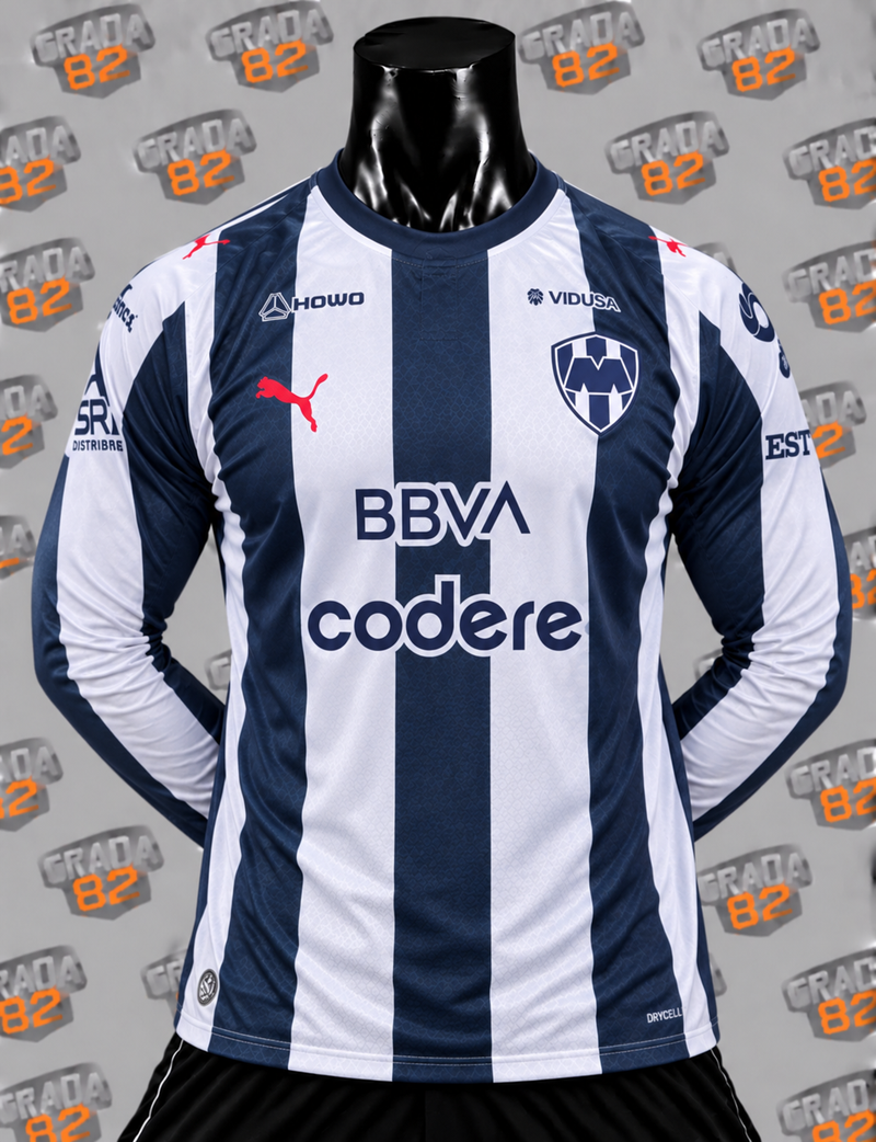 Monterrey local manga larga 2026-2027