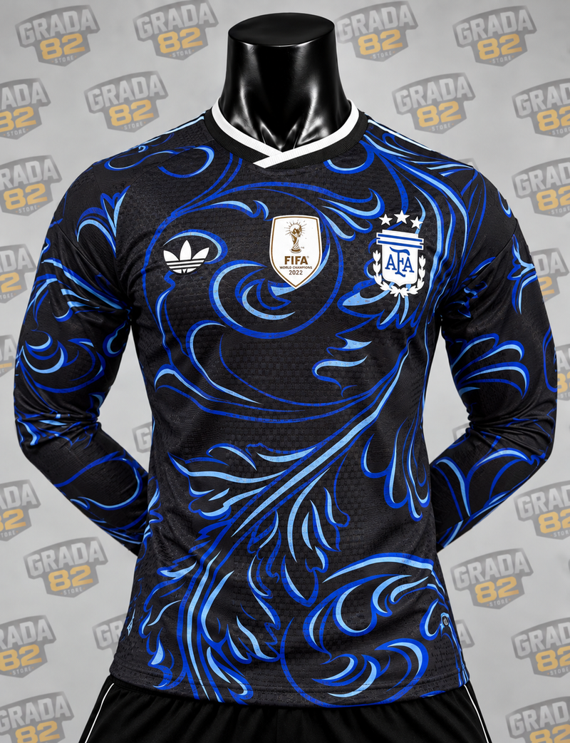 Argentina visitante manga larga 2026