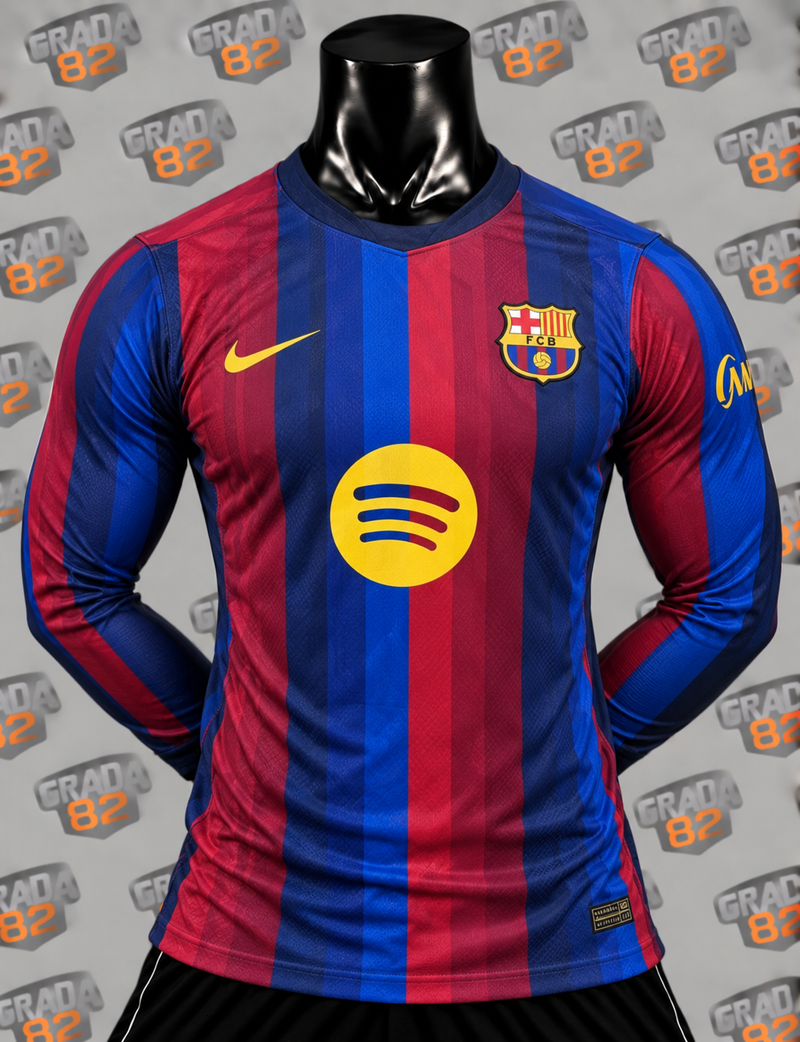 Barcelona local manga larga 2026-2027